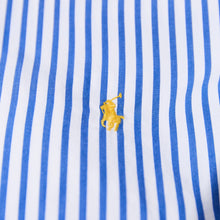 画像をギャラリービューアに読み込む, Ralph Lauren STRIPED OXFORD B.D SHIRT　　　
