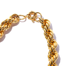 画像をギャラリービューアに読み込む, GOLD FAT ROPE CHAIN NECKLACE
