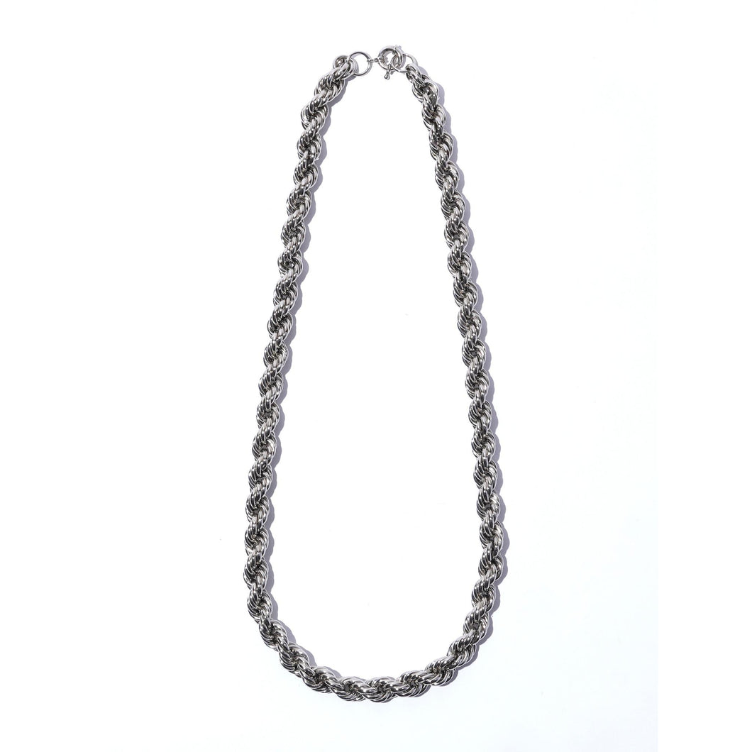 SILVER FAT CHAIN NECKLACE