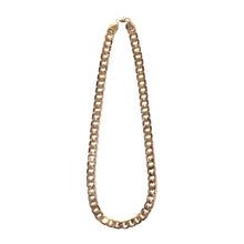 画像をギャラリービューアに読み込む, GOLD CURB CHAIN NECKLACE
