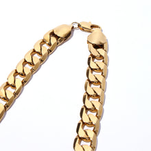 画像をギャラリービューアに読み込む, GOLD CURB CHAIN NECKLACE
