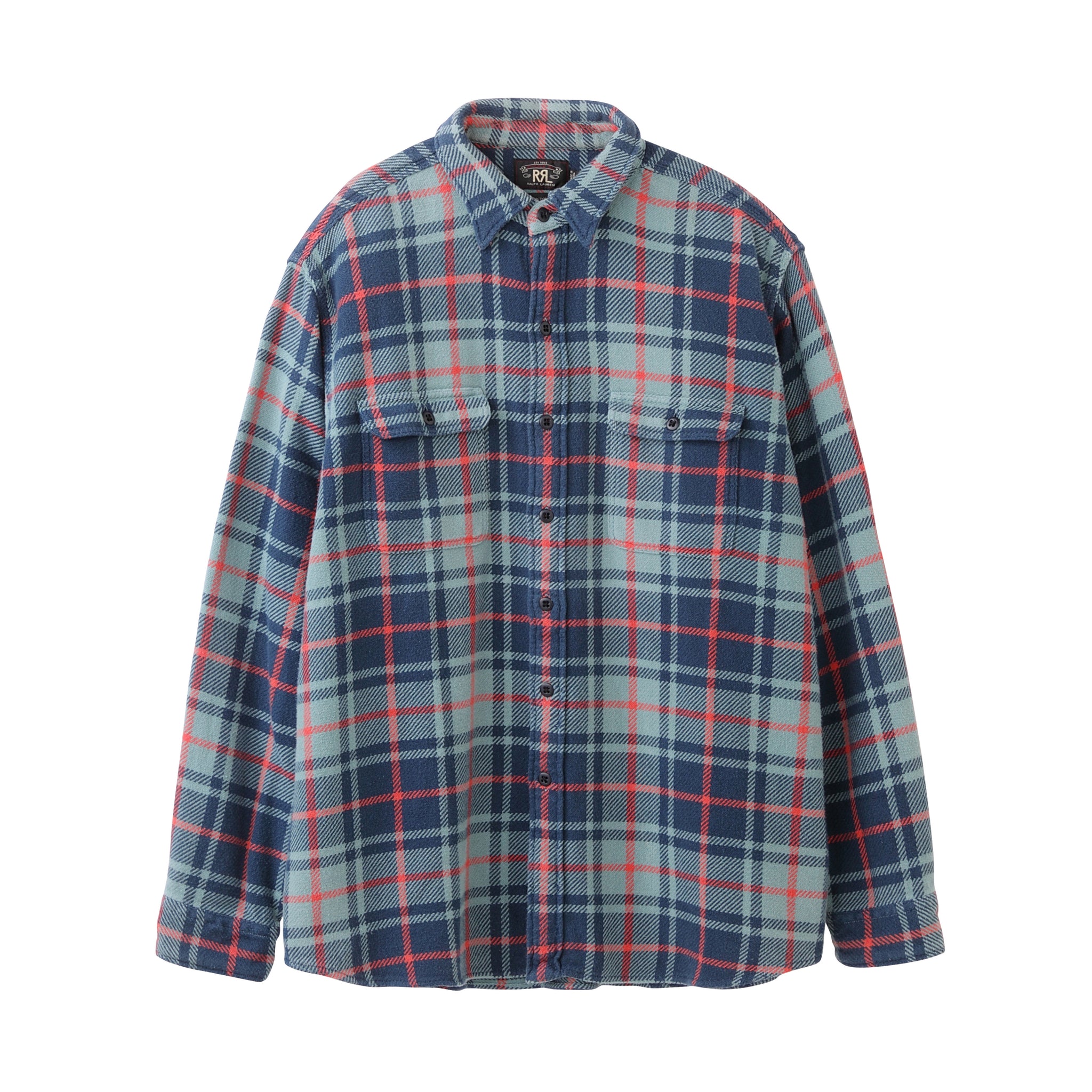 RRL FLANNEL CHECK SHIRT L | www.innoveering.net