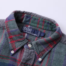 画像をギャラリービューアに読み込む, POLO RALPH LAUREN B.D CHECK NEL SHIRTS
